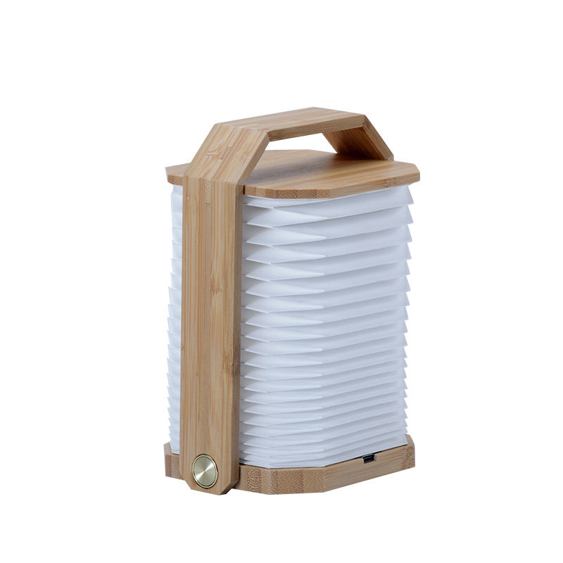 Creative Wooden Hand Lamp Bamboo 0 - Tophatter Daily Deals