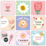 50 PcsPack Square Simple Thank-you Card Coated Paper Business Cards 0 - Tophatter Daily Deals