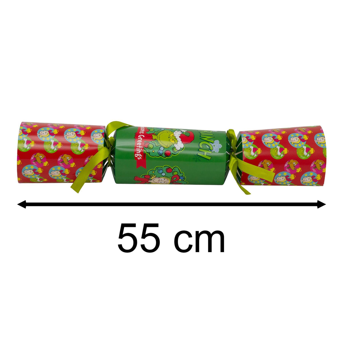 Giant The Grinch Christmas Cracker for Kids | Children's Jumbo Cracker - 55cm Christmas Cracker - Tophatter Daily Deals