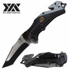 DZS Tactical POW MIA Rescue Folding Spring Assisted Open Pocket Knife - TOPHATTER'S ARMORY DEALS Collectible Weapons - Tophatter Daily Deals