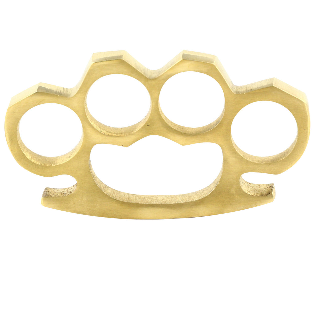 100% Solid Brass Classic Knuckle Novelty Paper Weight Collectible Weapons - Tophatter Daily Deals