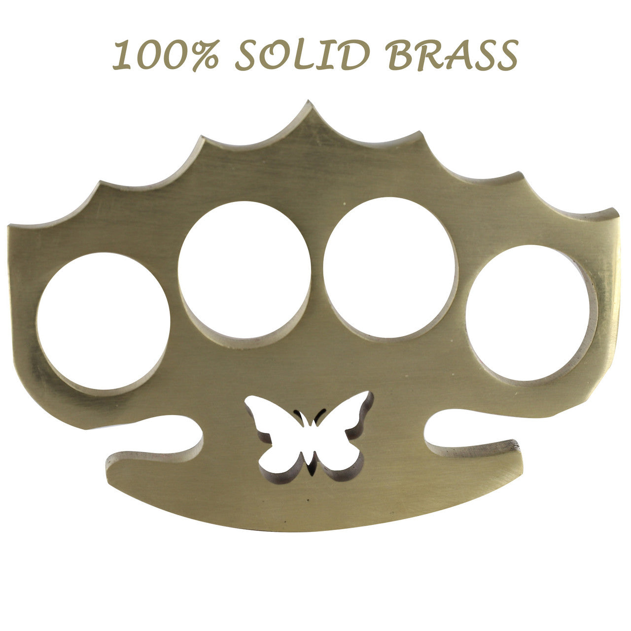 Monarch Butterfly 100% Pure Brass Knuckle Paper Weight Accessory - TOPHATTER'S ARMORY DEALS Collectible Weapons - Tophatter Daily Deals