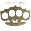 Monarch Butterfly 100% Pure Brass Knuckle Paper Weight Accessory - TOPHATTER'S ARMORY DEALS Collectible Weapons - Tophatter Daily Deals