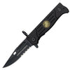 " Always Faithful " Military Bayonet Style Spring Assisted Knife - TOPHATTER'S ARMORY DEALS Collectible Weapons - Tophatter Daily Deals