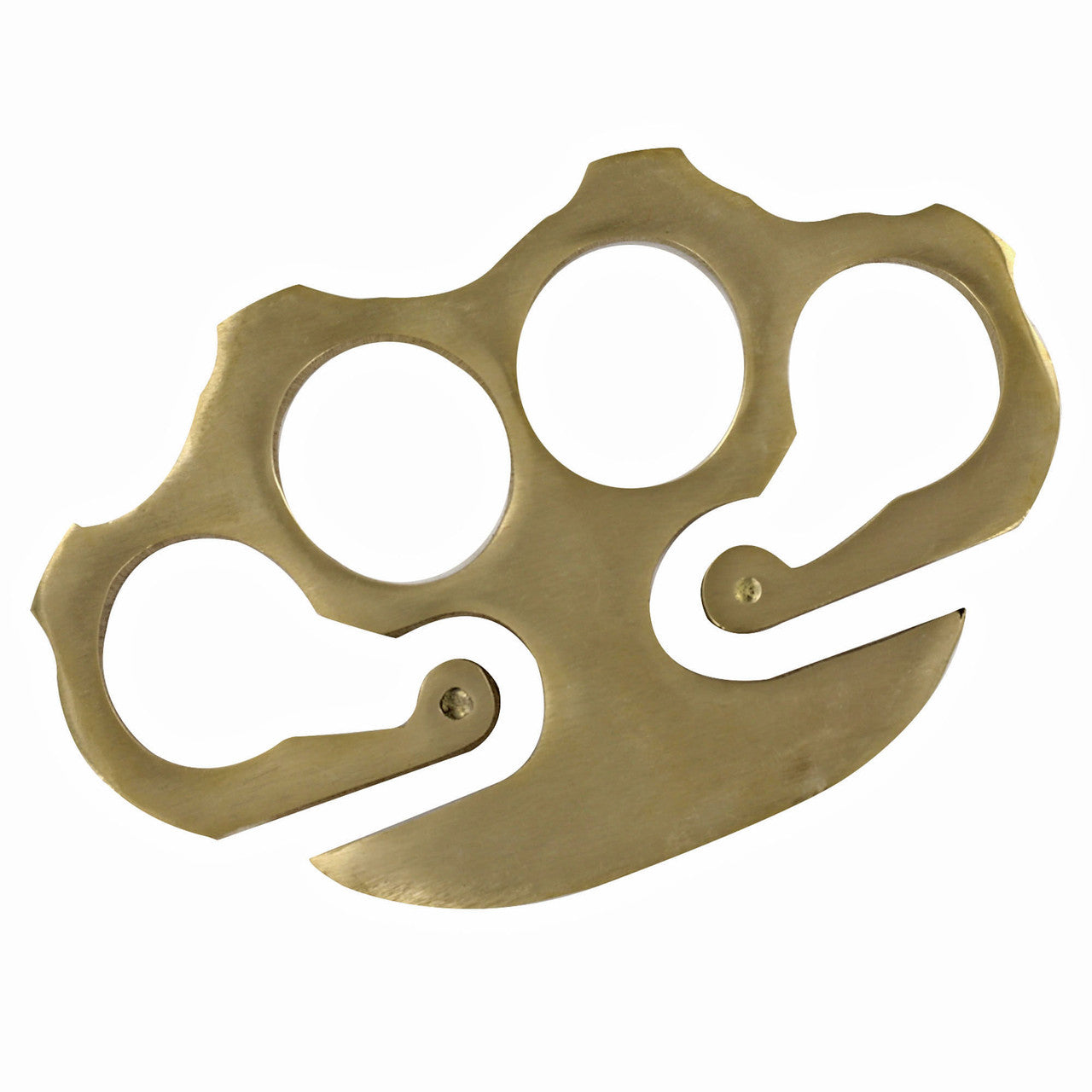 100% Solid Brass Knuckle Key Ring Belt Clip - Tophatter's Guns'N'Weapons Store Collectible Weapons - Tophatter Daily Deals