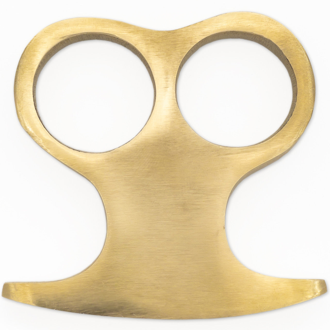 Solid Brass Two-Finger Knuckle Paper Weight - Tophatter's Guns'N'Weapons Store Collectible Weapons - Tophatter Daily Deals