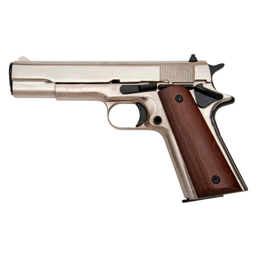 Kimar Model M1911 Steel Finish .45 Government 8mm Blank Firing Pistol - TOPHATTER'S ARMORY DEALS Collectible Weapons - Tophatter Daily Deals