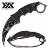 Day Zero Survival Tactical Combat Karambit Neck Knife Fixed Blade Hunting - Tophatter's Army Products & Self Defense Collectible Weapons - Tophatter Daily Deals
