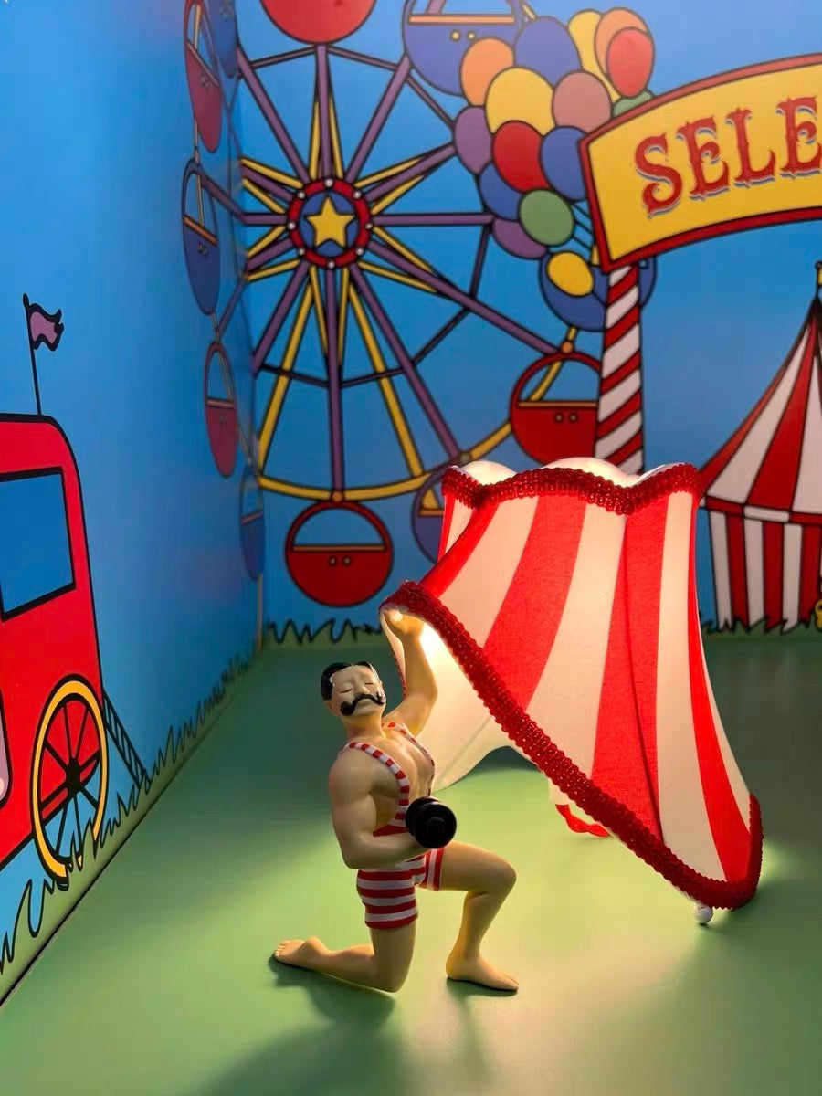 Circus Hercules Table Lamp Lighting - Tophatter Daily Deals