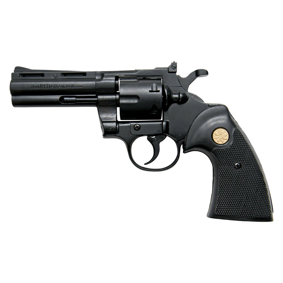 Kimar PYTHON Black Finish 9mm Blank Firing Revolver - Tophatter's Guns'N'Weapons Store - FREE SHIPPING Collectible Weapons - Tophatter Daily Deals