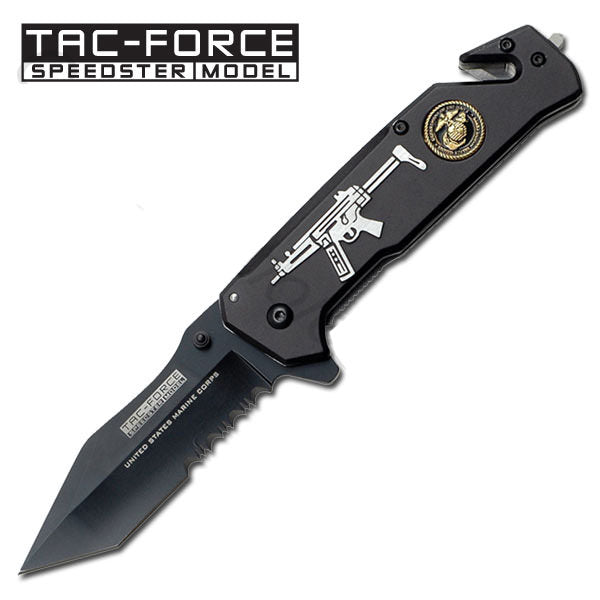 8" Military Assisted Spring Tactical Rescue Pocket Hunting Folding Knife - TOPHATTER'S ARMORY DEALS Collectible Weapons - Tophatter Daily Deals