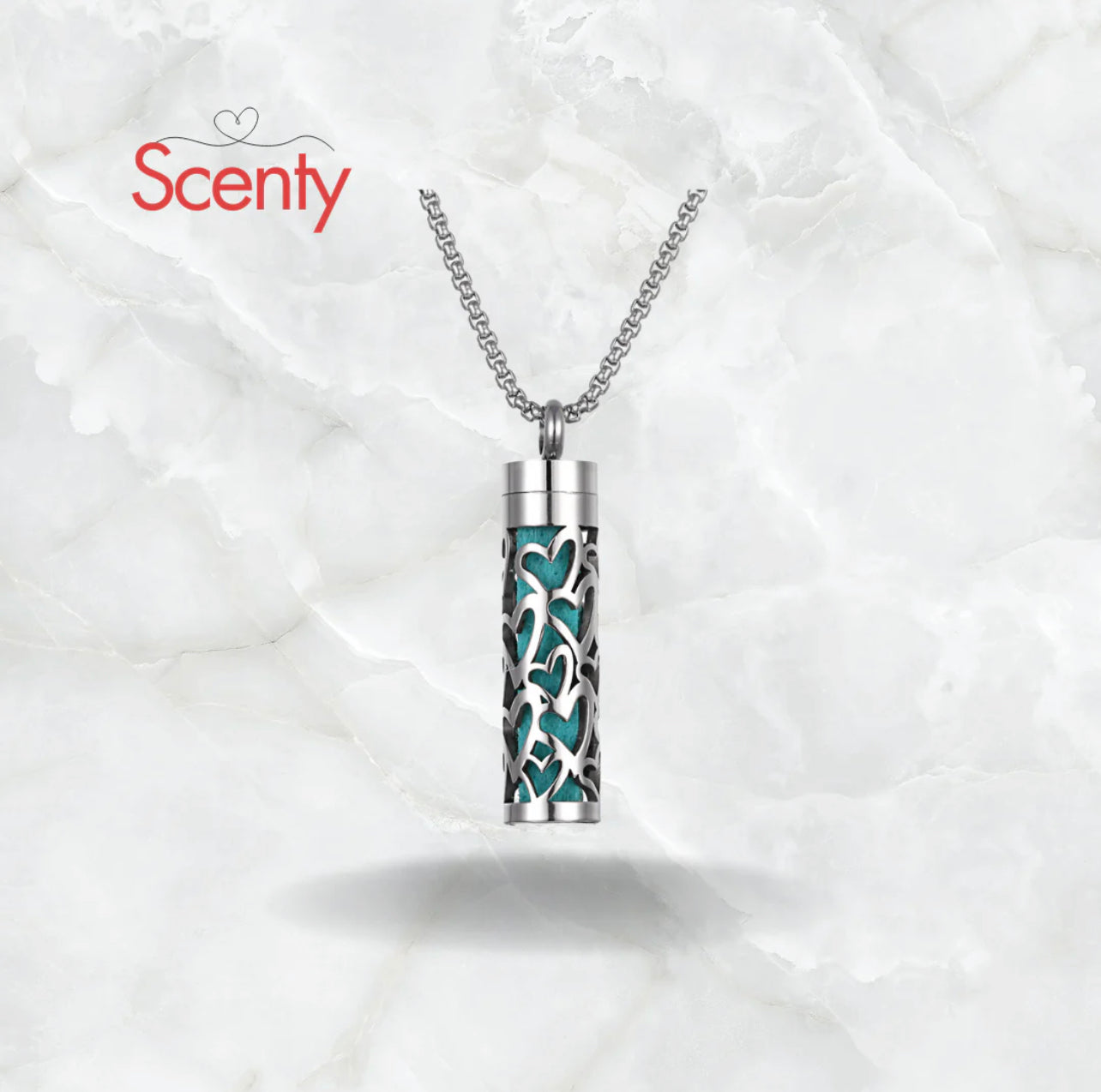 Scent Necklace Hearts - Tophatter Daily Deals