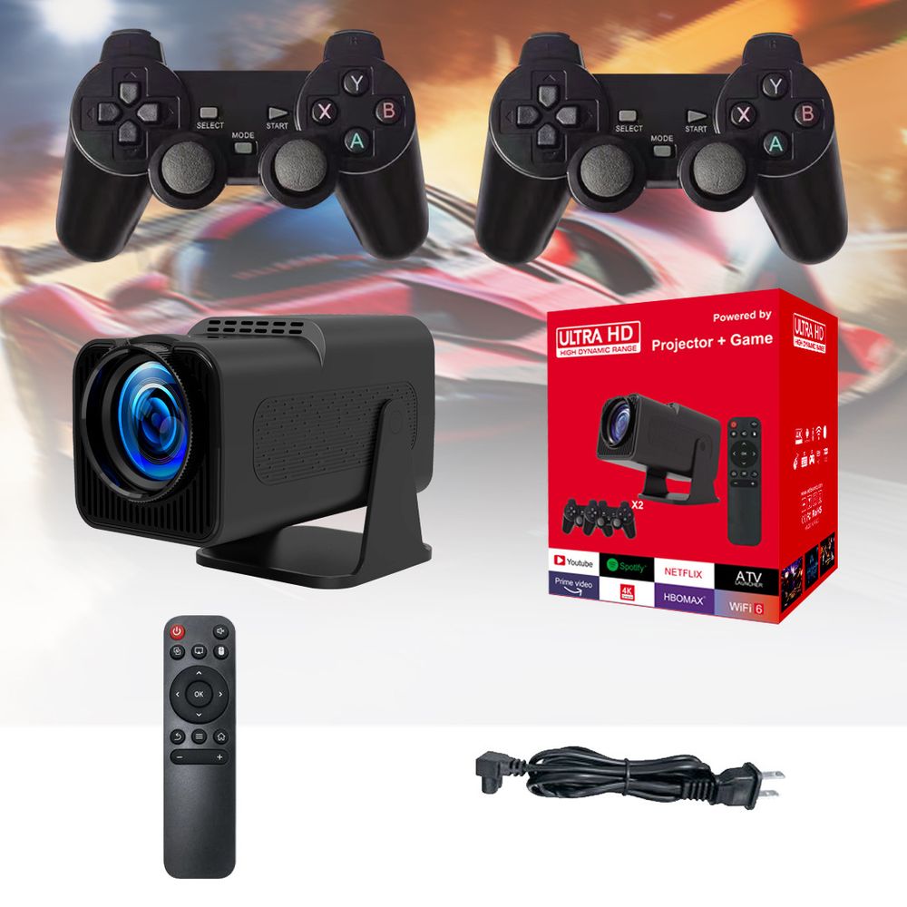 Console Game Projector Old Edition (Black) - Tophatter Daily Deals