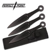 3 Pcs Kunai Throwing Knives Set With Sheath - 9 Inches Overall - TOPHATTER'S ARMORY DEALS Collectible Weapons - Tophatter Daily Deals