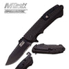 All Black Special Tactical Rescue Spring Assisted Pocket Folding Knife - Tophatter's Army Products & Self Defense Collectible Weapons - Tophatter Daily Deals