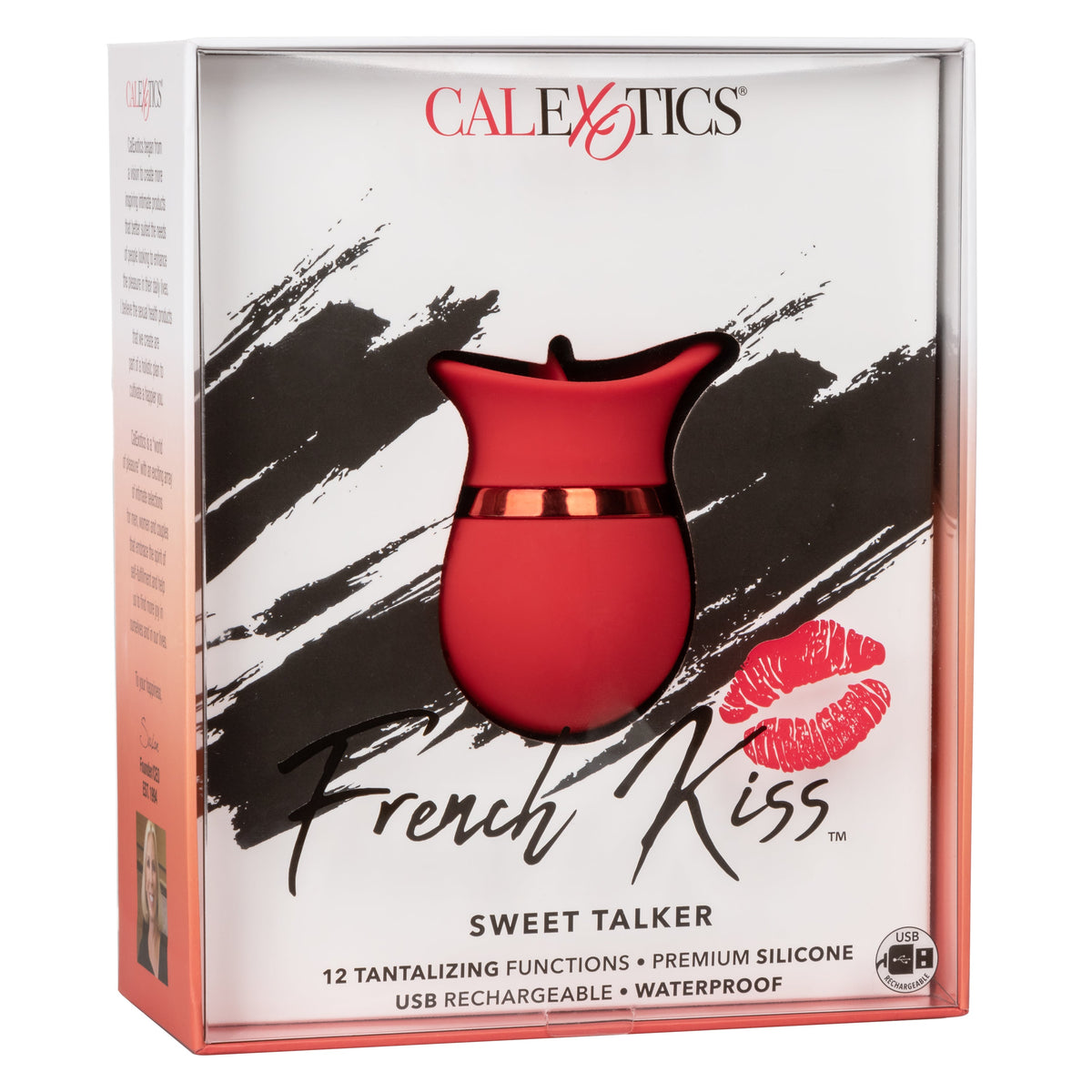 French Kiss Sweet Talker – Compact Massager with 12 Flickering Functions Vibrator > Vibrators > Finger Vibrators - Tophatter Daily Deals