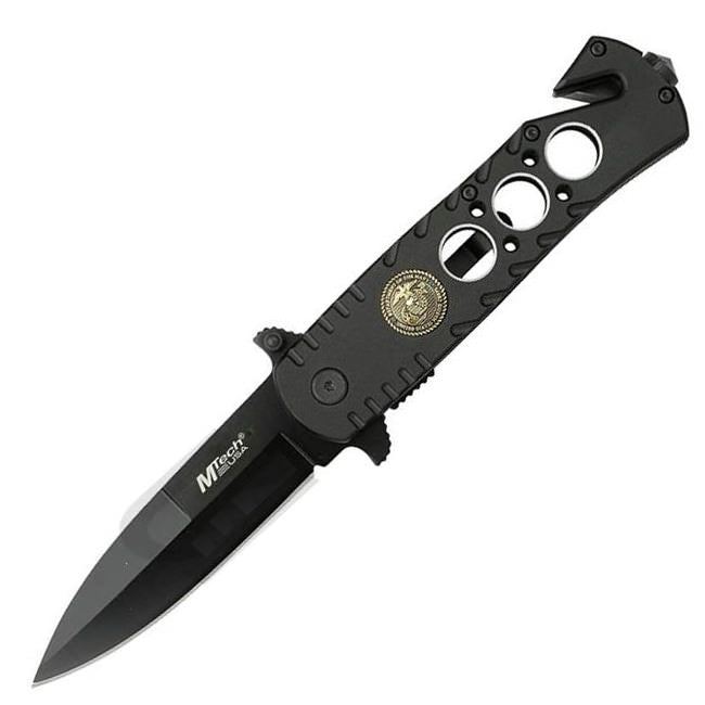 Military Emergency Rescue Folder Pocket Knife - TOPHATTER'S ARMORY DEALS Collectible Weapons - Tophatter Daily Deals