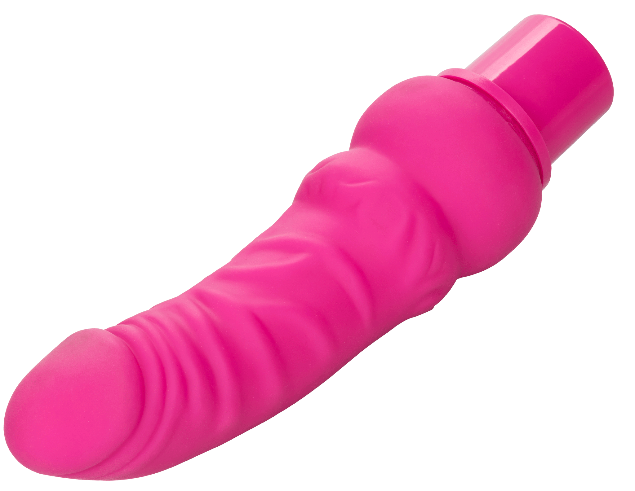 Power Stud Curvy Vibrator Pink Flexible Silicone 12 Functions Waterproof > Vibrators > Realistic Vibrators - Tophatter Daily Deals