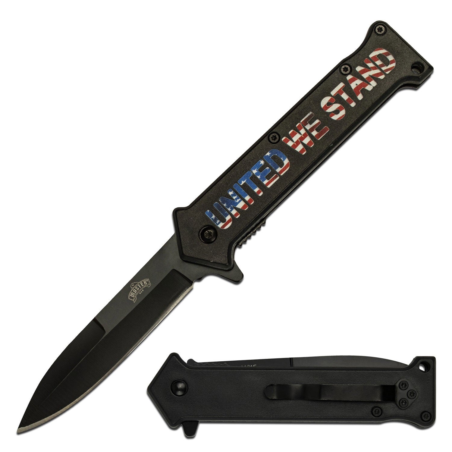 United We Stand Spring Assisted Opening 'Legal Automatic' Knife Collectible Weapons - Tophatter Daily Deals