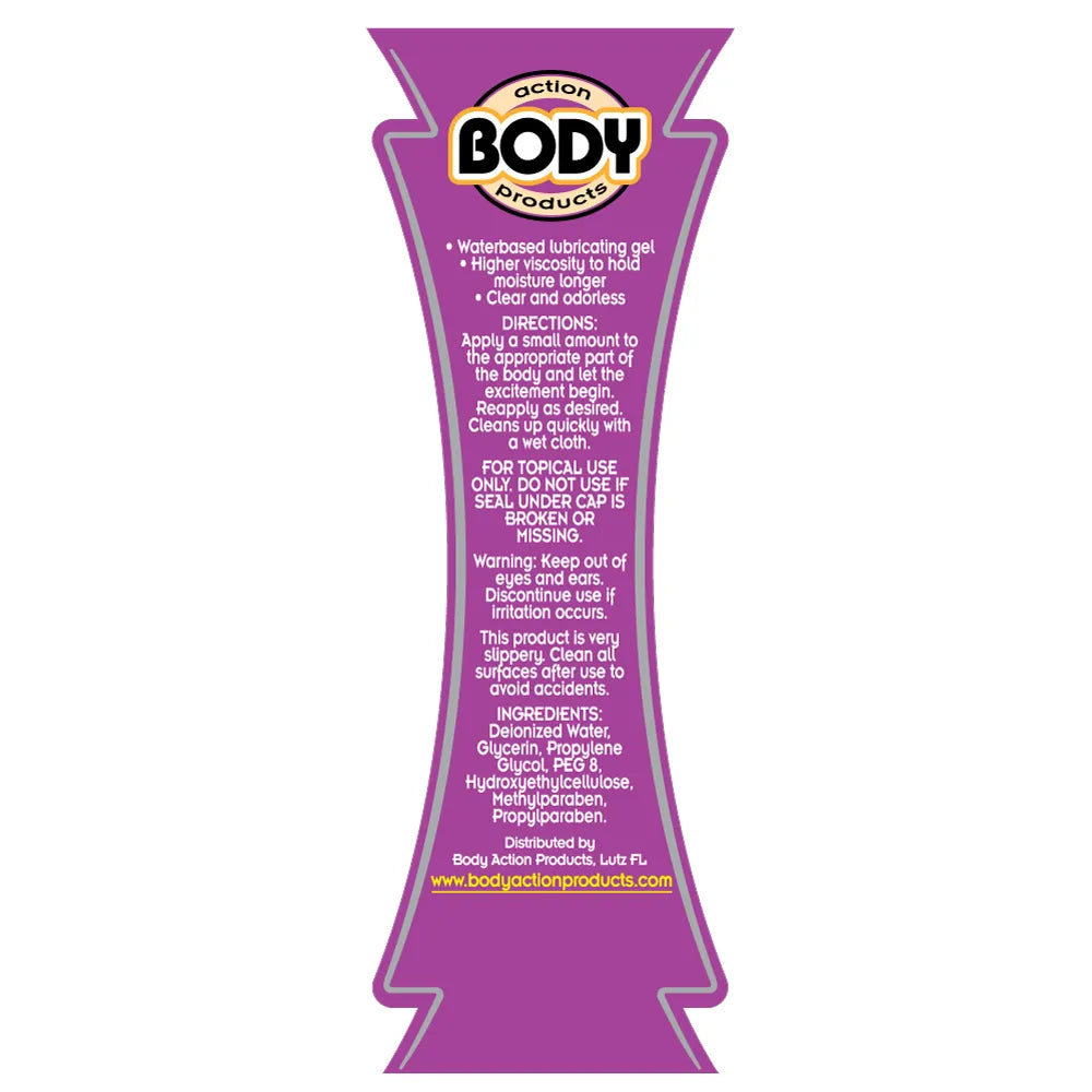 Body Action Supreme Gel – Lubrication Gel 2.3 Oz Lubricants, Creams & Glides - Tophatter Daily Deals
