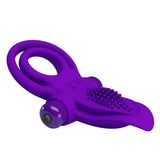 Vibrant Rabbit Cock Ring – Silicone Vibrating Penis Ring > Vibrators > Ladies > Rabbit - Tophatter Daily Deals