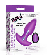 Thrusting and Vibrating Silicone Butt Plug – Wireless Remote-Controlled Butt Plug > Anal Range > Vibrating Butt Plugs - Tophatter Daily Deals