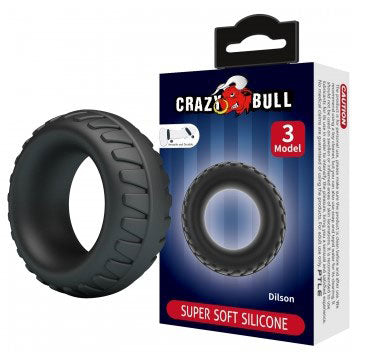 Dilson Super Soft Silicone Cockring – High-Quality Flexible Silicone Cockring > Cock Ring > Single - Tophatter Daily Deals