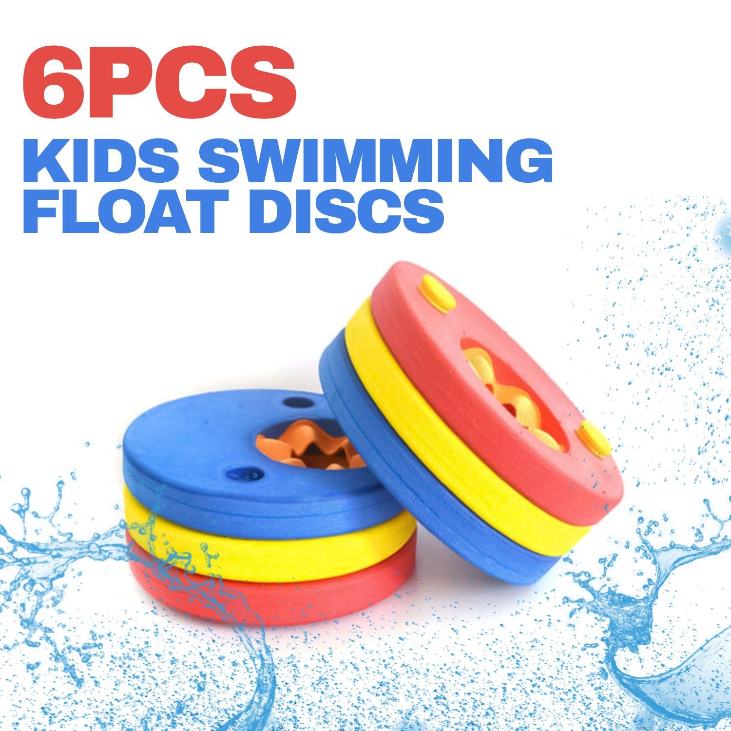 Swimming Arm Rings - 6 Pcs Swimming Arm Bands Detachable Pool EVA Foam Armbands Kids Arm Float Discs Summer & Swimming - Tophatter Daily Deals