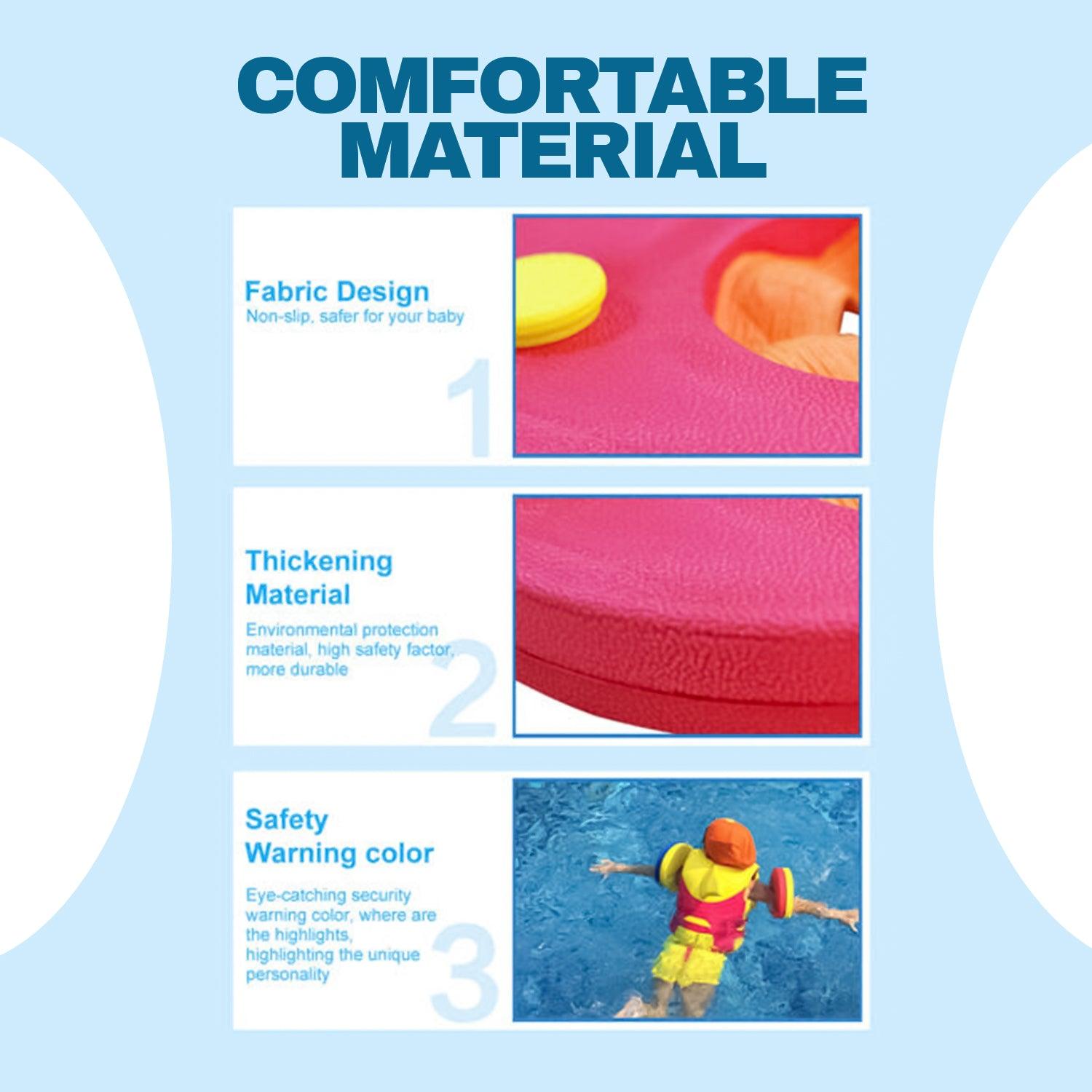 Swimming Arm Rings - 6 Pcs Swimming Arm Bands Detachable Pool EVA Foam Armbands Kids Arm Float Discs Summer & Swimming - Tophatter Daily Deals