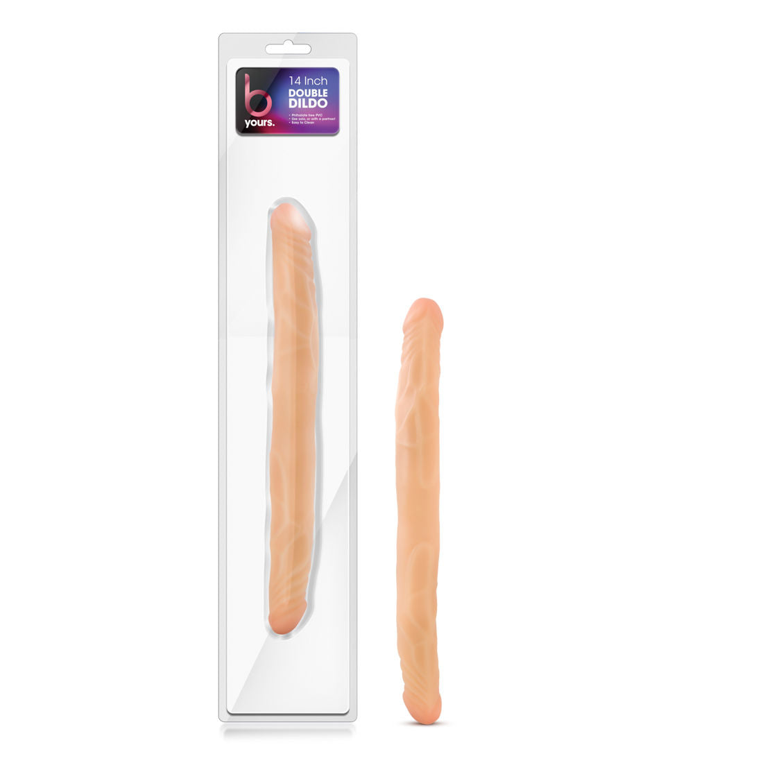 B Yours 14 Inch Double Dildo > Dildos > Double Dildos - Tophatter Daily Deals