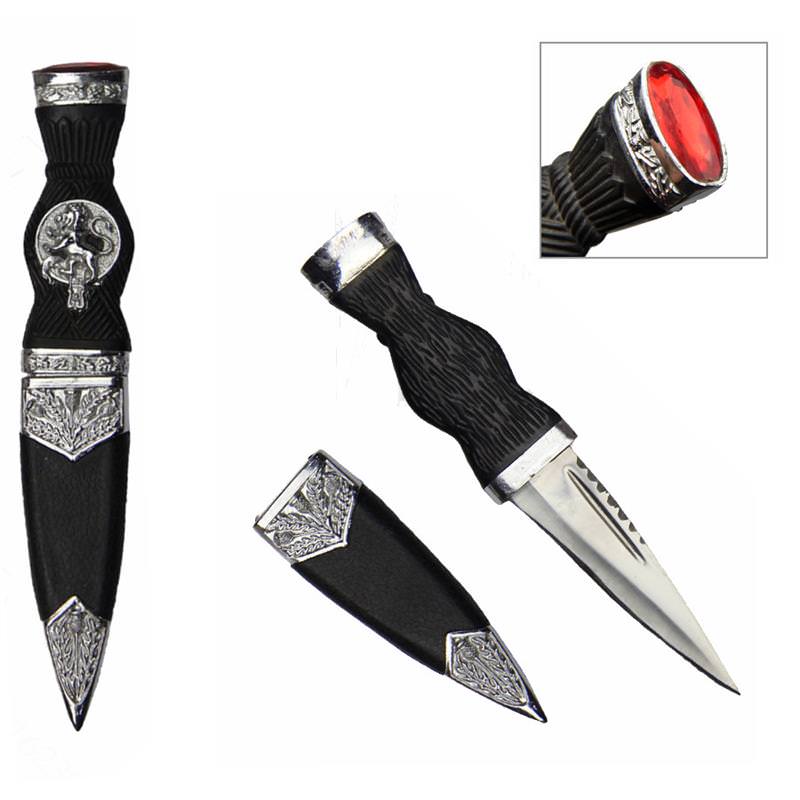 Lion Rampant Sgian Dubh Scottish Dirk Knife Dagger - Tophatter's Guns'N'Weapons Store Collectible Weapons - Tophatter Daily Deals