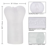 Boundless Vulva Masturbator – Soft Life-Like Clear Masturbator Sleeve > Sex Toys For Men > Masturbators > Manual - Tophatter Daily Deals