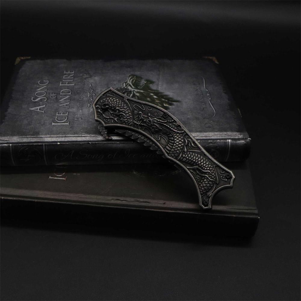 Chinese Dragon Totem Folding Knife - Tophatter Daily Deals