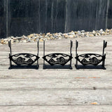 2-Layer Wooden Landscape Pattern Weapon Display Holder 3 Holder In 1 Pack - Tophatter Daily Deals