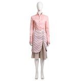 Wicked (2024) Glinda Pinstripe Suit Cosplay Costume Costume - Tophatter Daily Deals