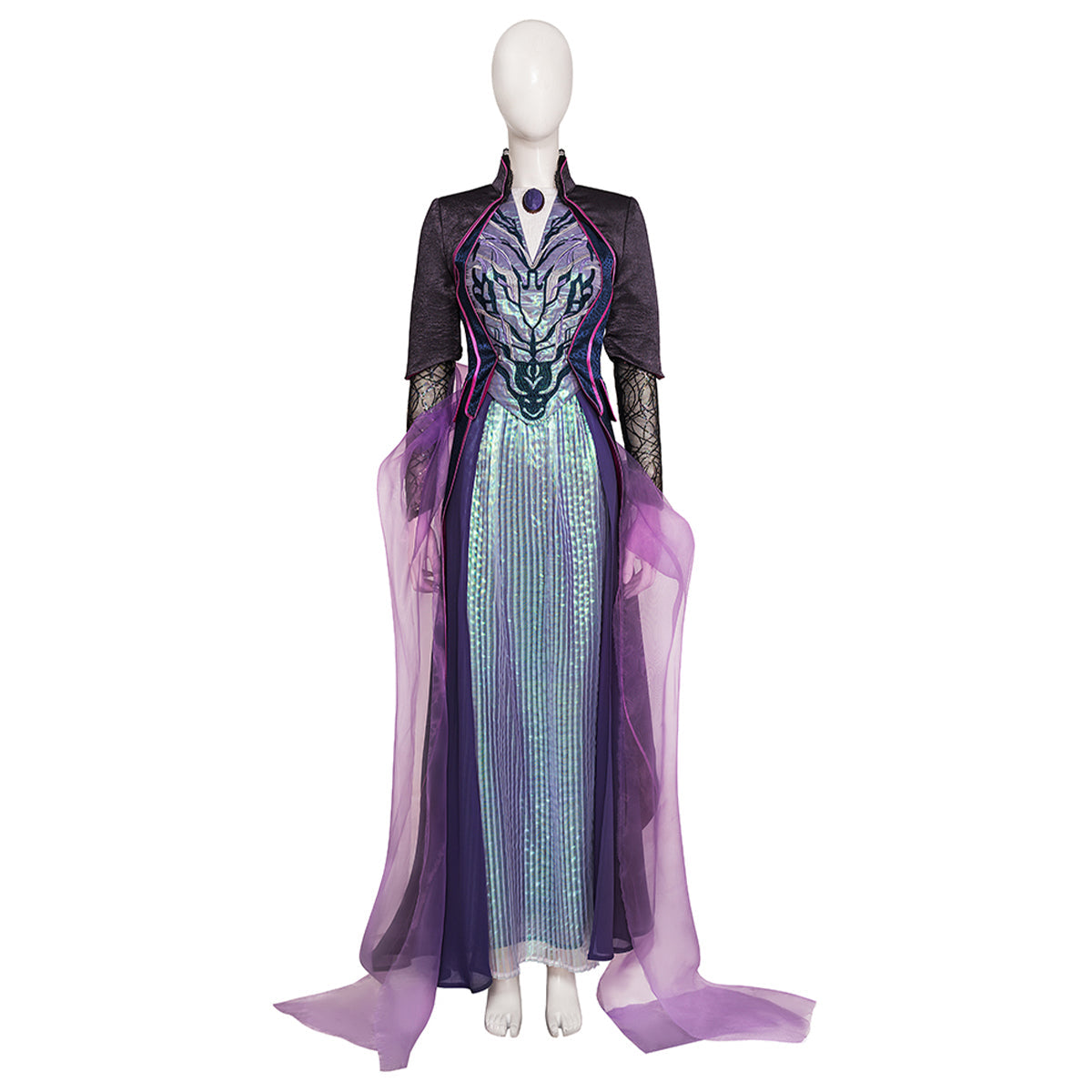 MAV Agatha All Along Ghost Agatha Harkness Cosplay Costume Costume - Tophatter Daily Deals