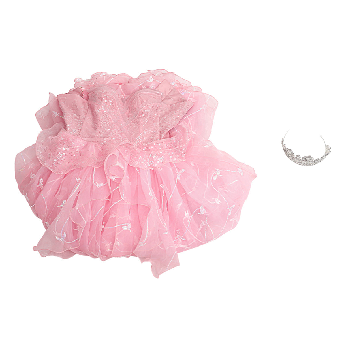 Wicked (2024) Glinda Cosplay Costume Costume - Tophatter Daily Deals