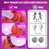 Acmejoy - 10 Pinching 10 Vibrating Nipple Toys Nipple Vibrator Vibrators - Tophatter Daily Deals