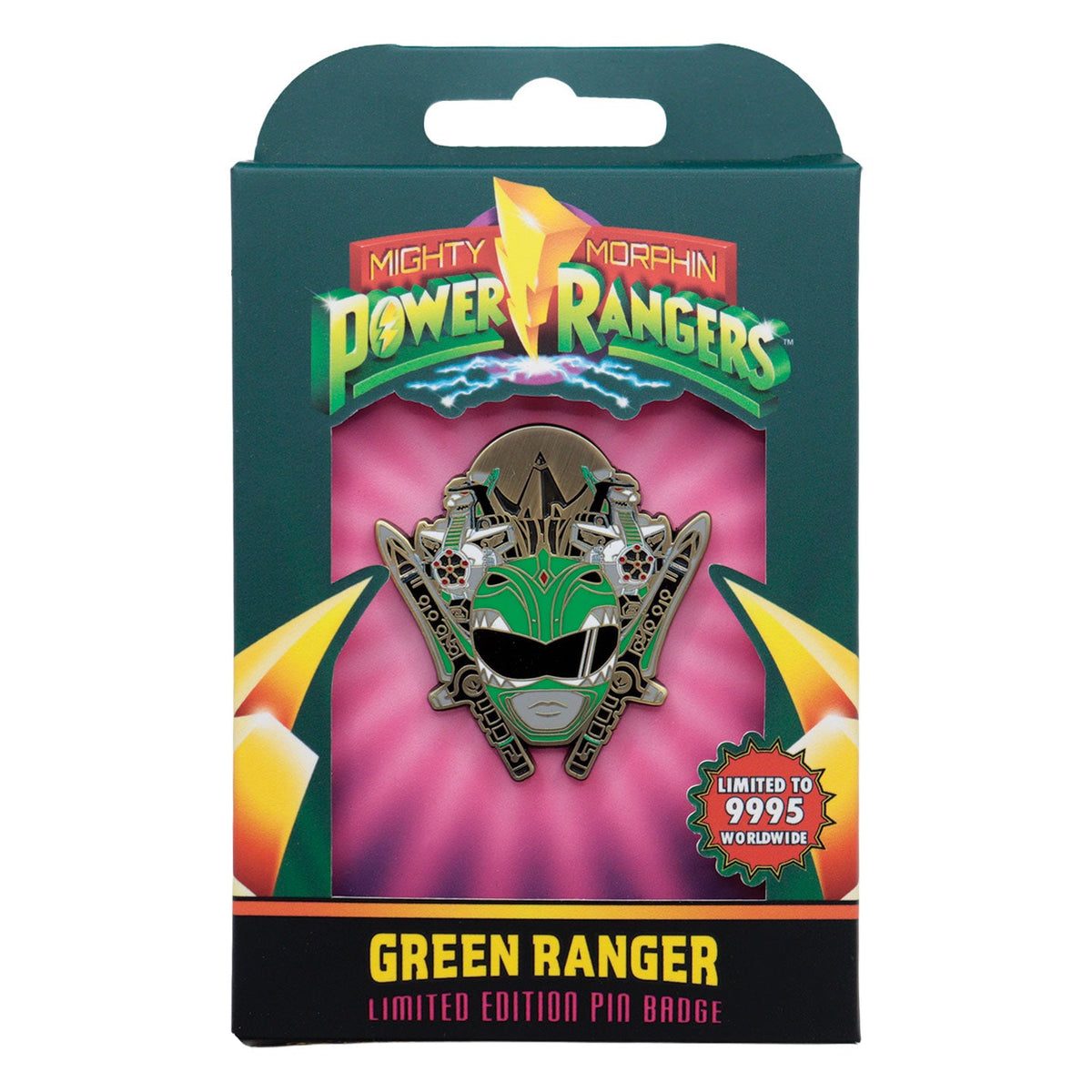 Power Rangers – Limited Edition Green Ranger Pin Badge Pin Set - Tophatter Daily Deals
