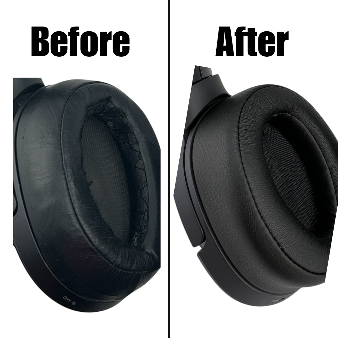 CS Replacement Ear Pad Cushions for Sony MDR-100ABN WH-H900N Headphones Audio Accessories - Tophatter Daily Deals