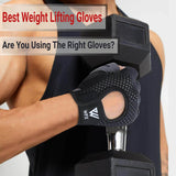Weight Lifting Gloves for Men and Women - Best Gym Gloves Exercise & Fitness - Tophatter Daily Deals