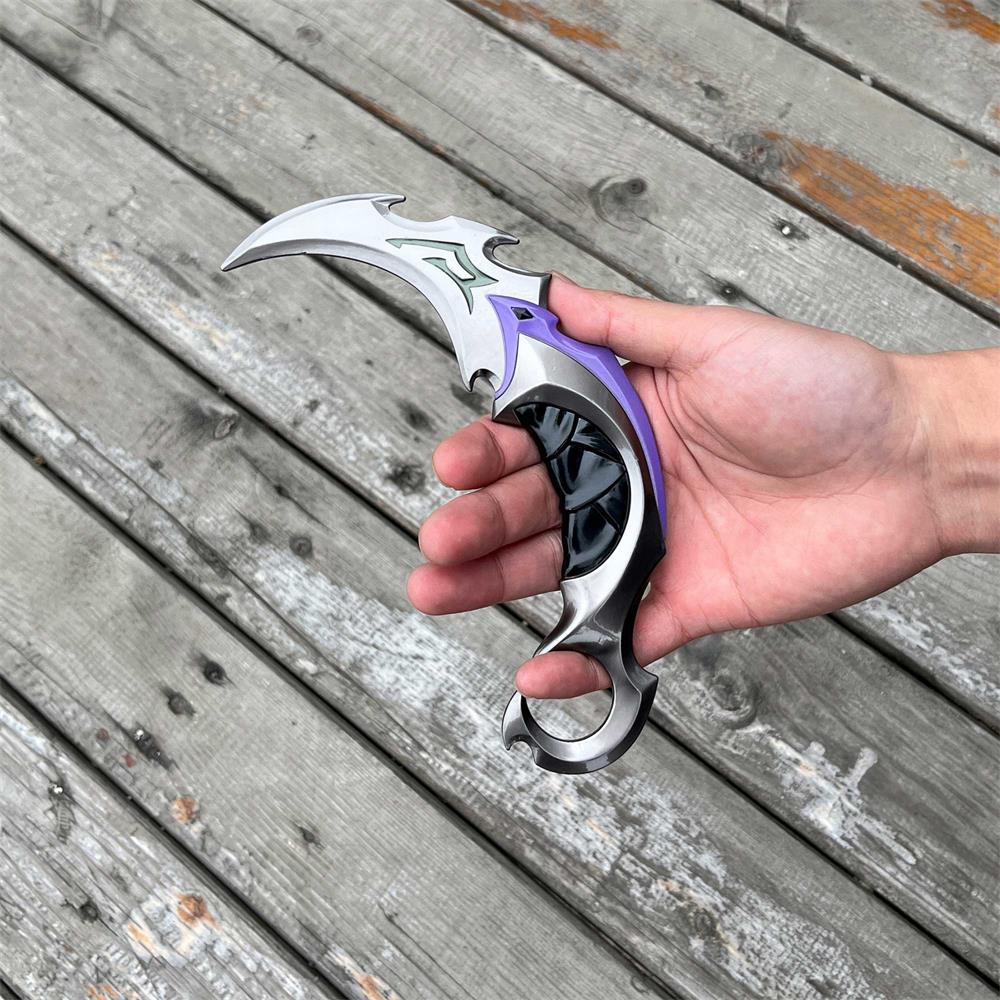 Reaver Karambit Metal Blunt Blade Trainer Cosplay Prop Game Replica - Tophatter Daily Deals