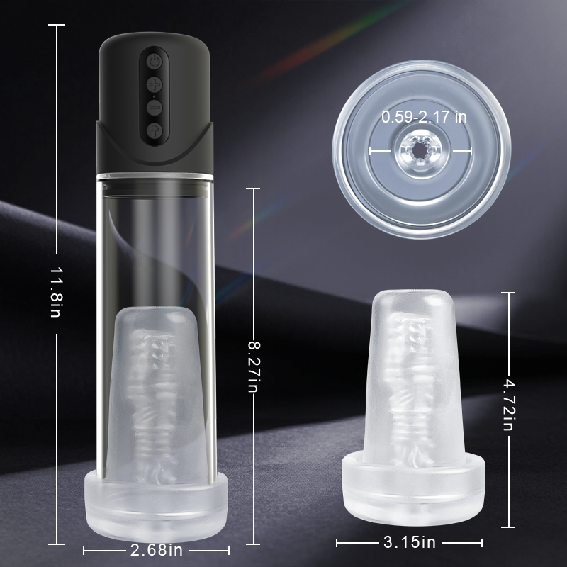 ACMEJOY - 6 Vacuum Suctions Penis Pump 3 IN 1 Masturbation Training Climax Penis Pumps - Tophatter Daily Deals