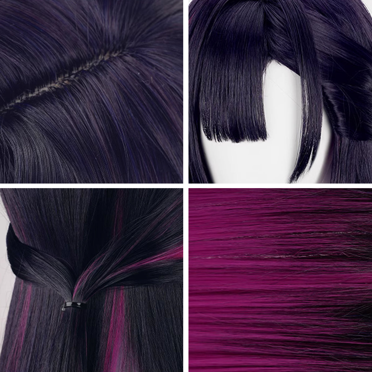 Honkai: Star Rail Helektra Purple Cosplay Wig Wig - Tophatter Daily Deals