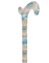 HD Pattern Designer Cane - Matching Handle & Shaft - Durable Adjustable Aluminum - Tophatter Daily Deals