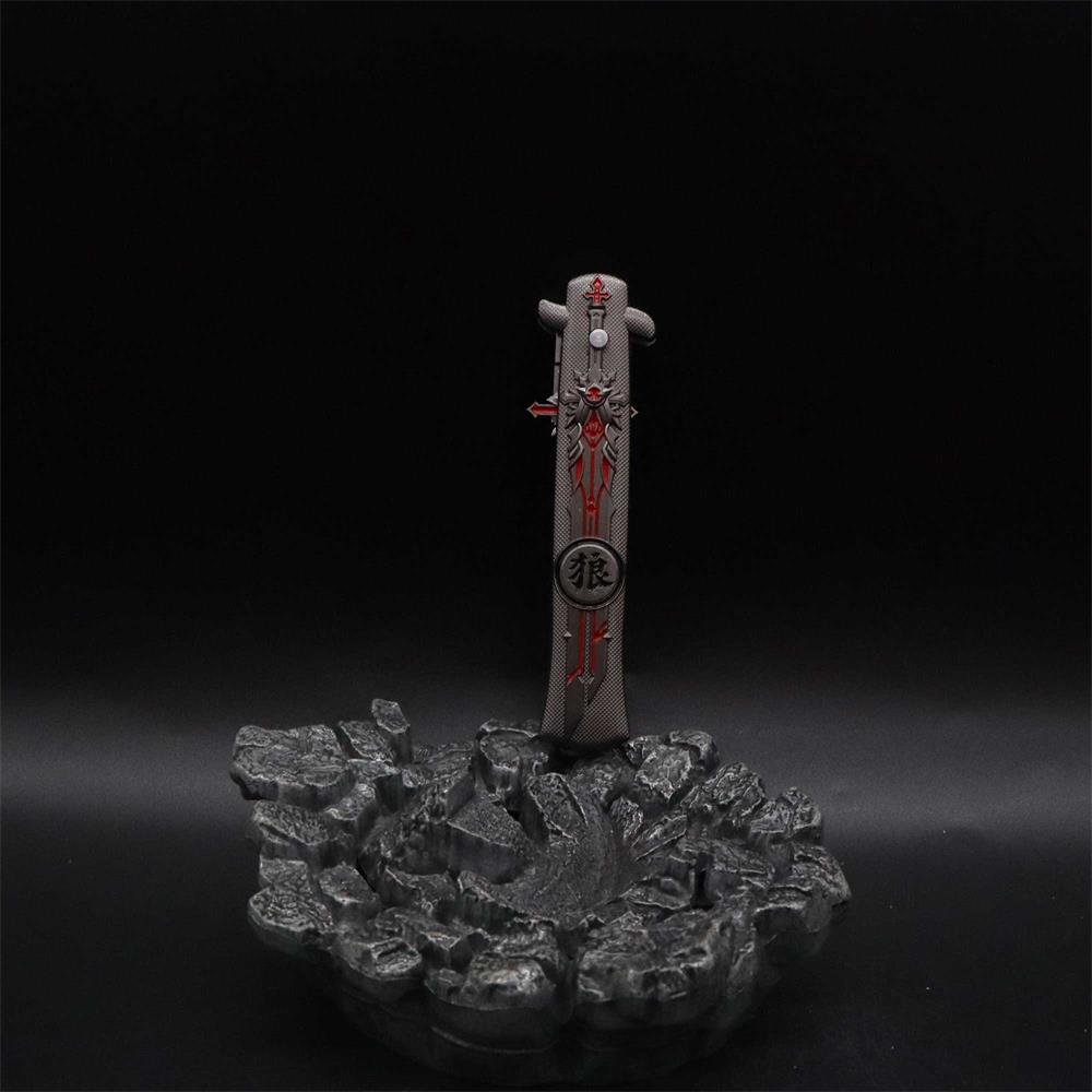 Wolf's Gravestone Game Folding Knife Trainer Replica - Tophatter Daily Deals