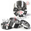 Casino Poker Chips Tobacco Herb Grinder 1.5" - 3 pieces METAL Smoking Accessories - Tophatter Daily Deals