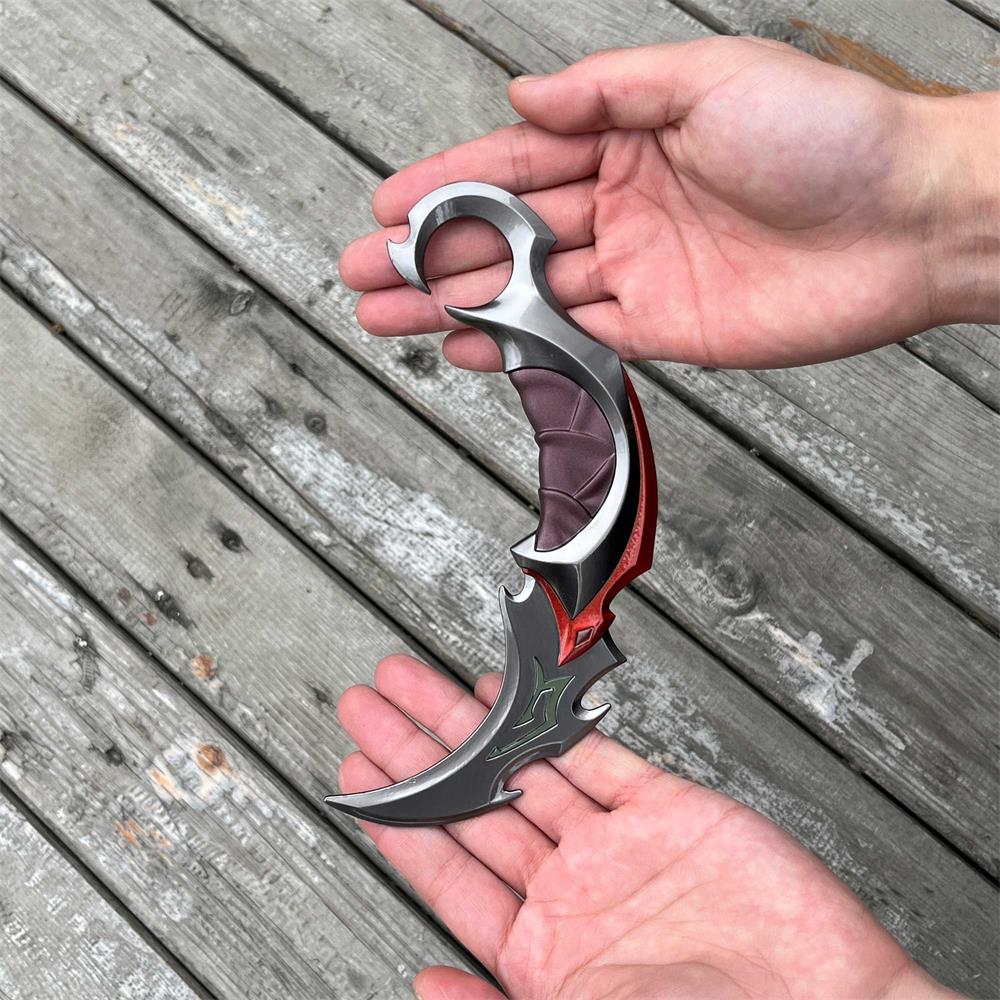 Reaver Karambit Metal Blunt Blade Trainer Cosplay Prop Game Replica - Tophatter Daily Deals