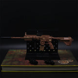 Steampunk HK416 Miniature Metal Gun 21CM/8.3" - Tophatter Daily Deals