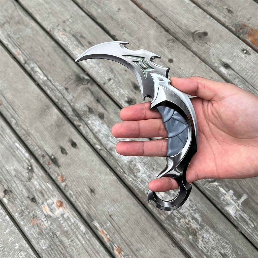 Reaver Karambit Metal Blunt Blade Trainer Cosplay Prop Game Replica - Tophatter Daily Deals